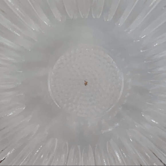 Vintage 1970's Clear Glass Ruffle Edge Cake Plate or Serving Platter - Picture 9 of 10